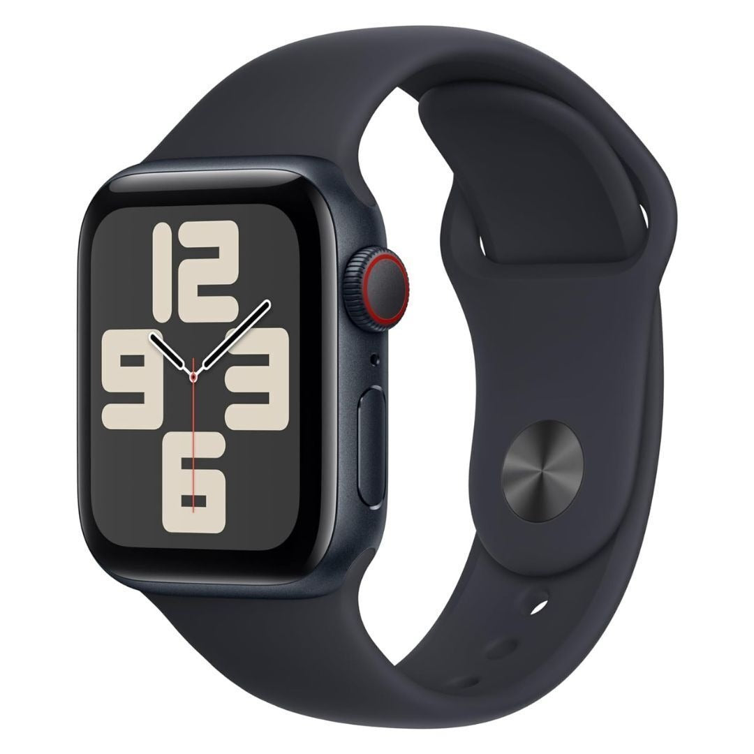 Apple Watch SE (2nd Gen) GPS + Cellular 40mm Midnight Aluminum Case with Midnight Band (Certified Refurbished)