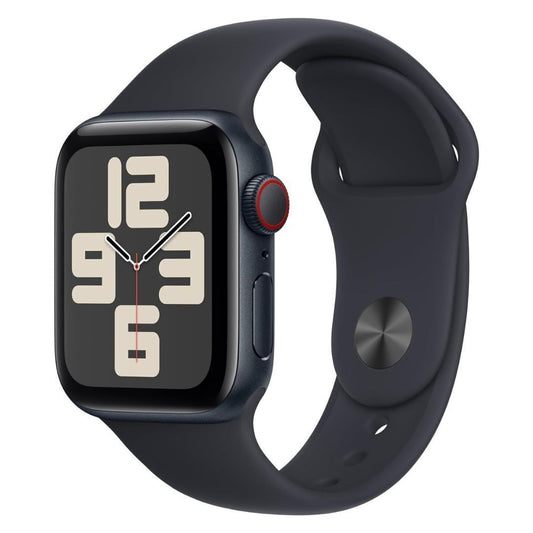 Apple Watch SE (2nd Gen) GPS + Cellular 40mm Midnight Aluminum Case with Midnight Band (Certified Refurbished)