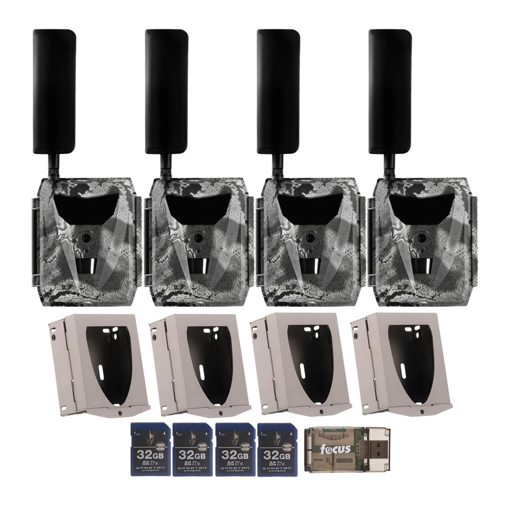 Spartan GoLive 4G/LTE Live Streaming Trail Camera (AT&T) with Accessories