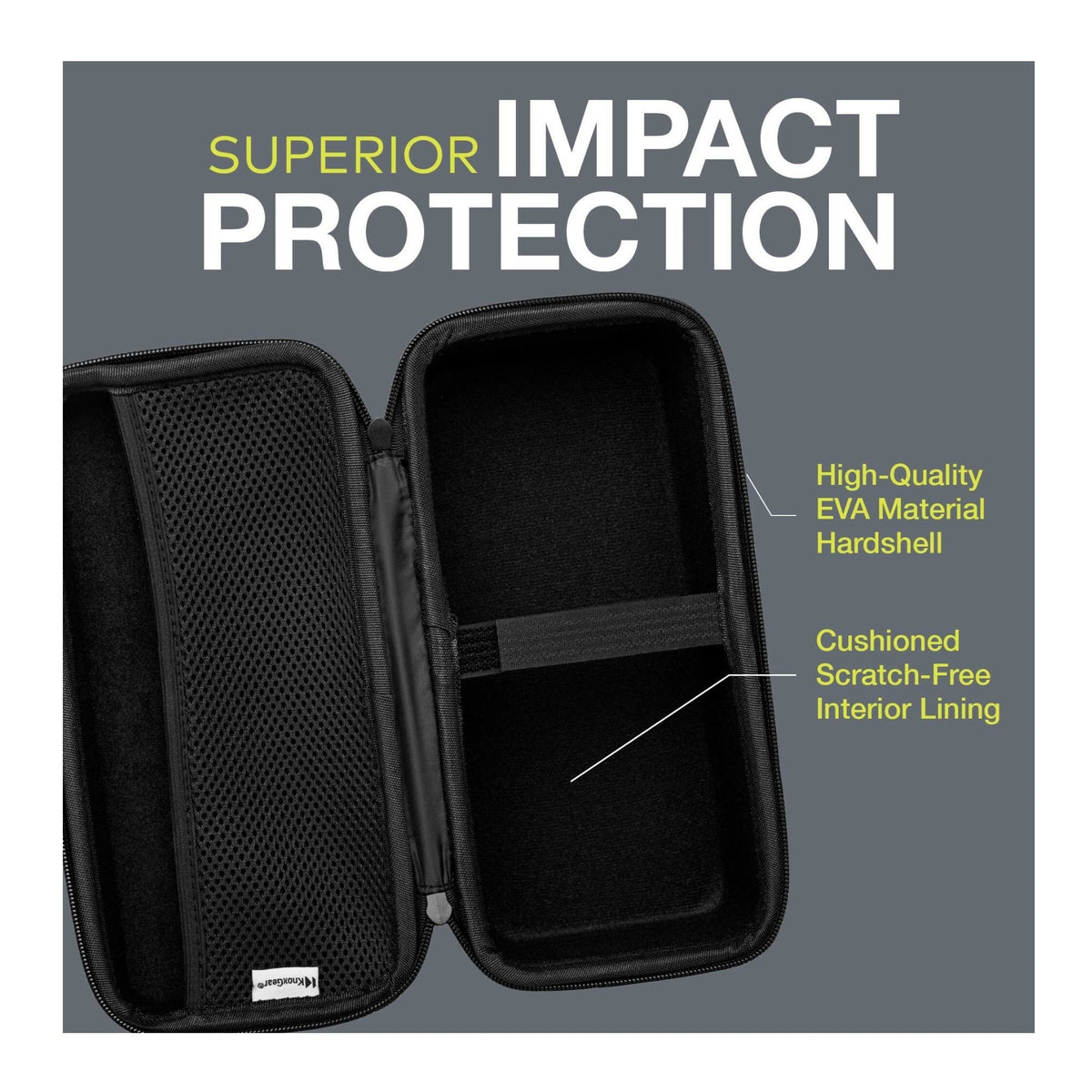 Knox Gear Hard Travel/Storage Case for Sony SRS-XB33 Portable Bluetooth Speaker
