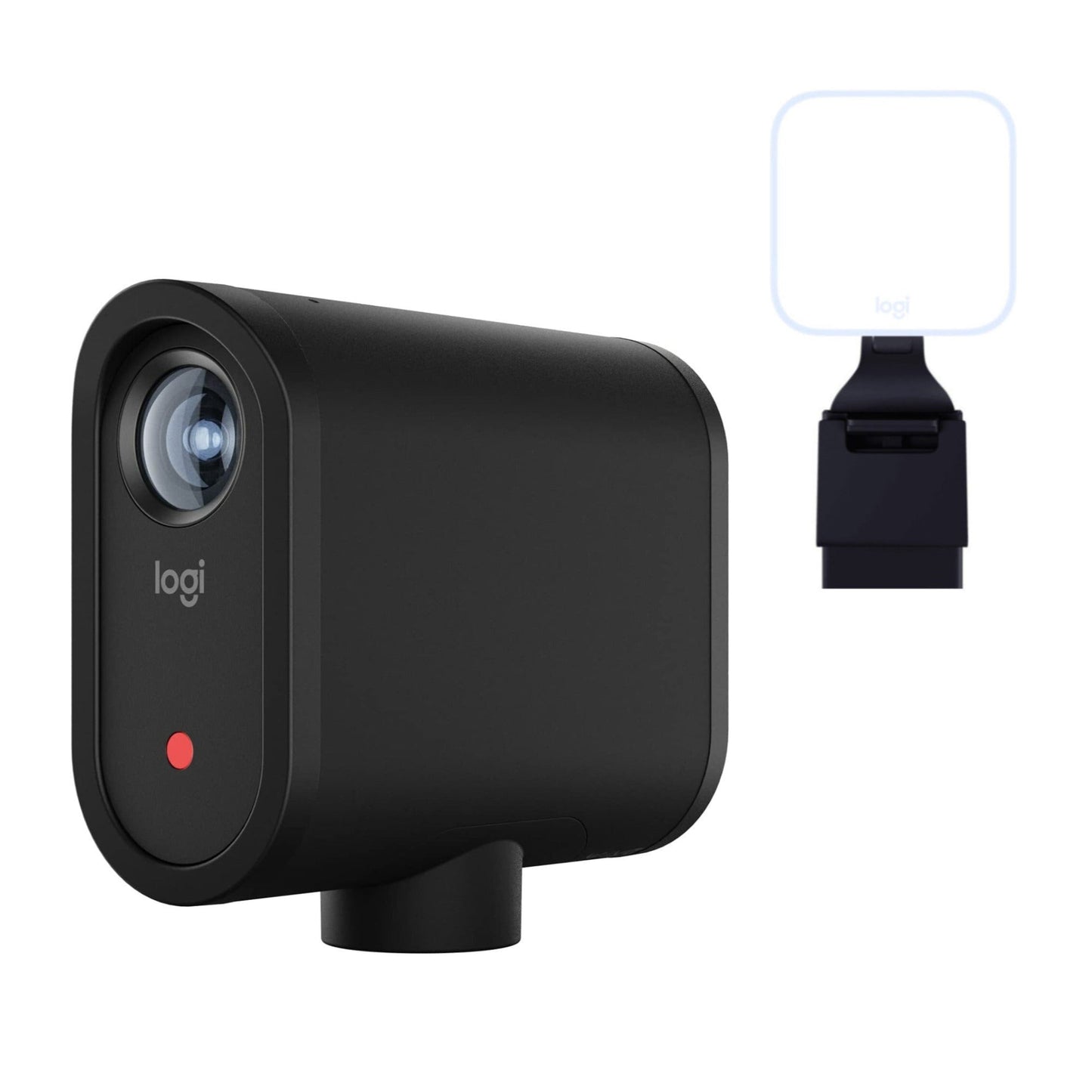Logitech Mevo Start Live Streaming Camera with Litra Glow Premium Streaming Light with TrueSoft