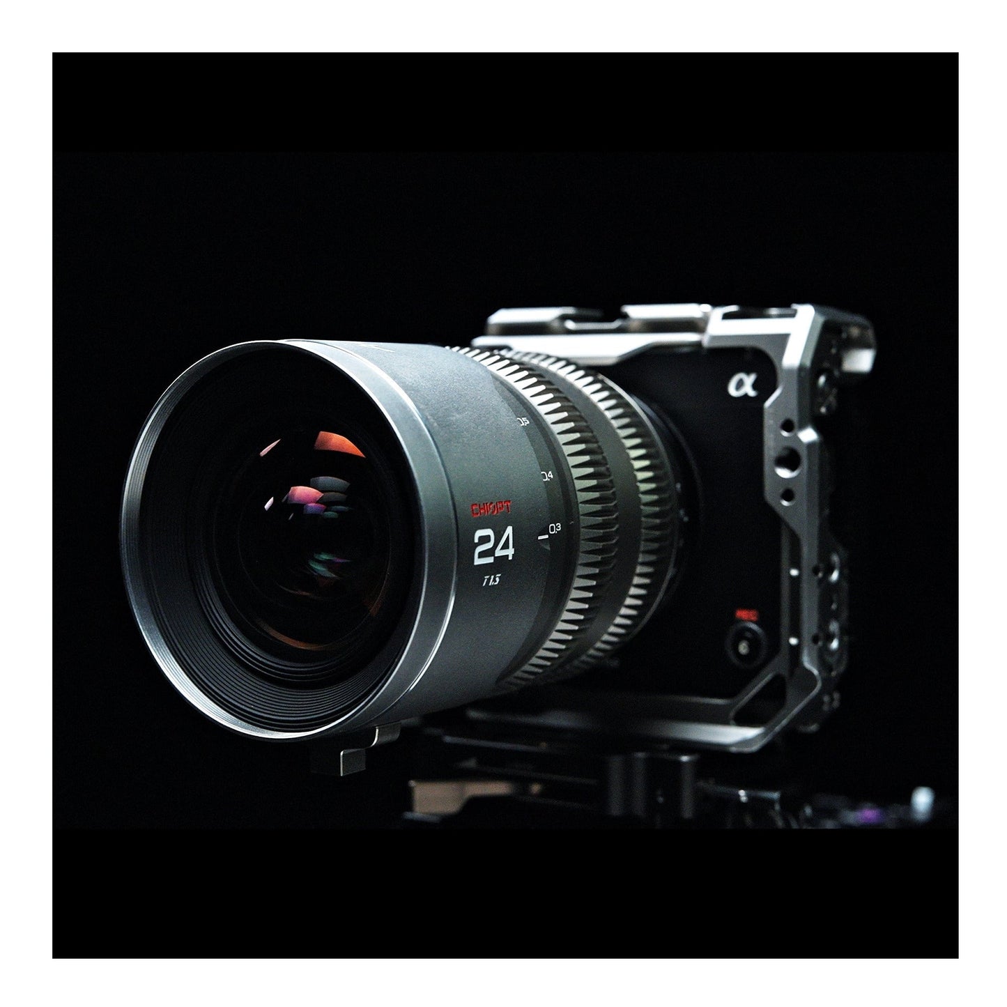 CHIOPT AURA 24mm T1.5 Cinema Lens (Canon RF) Full-Frame Wide-Angle Prime with Superfast Aperture