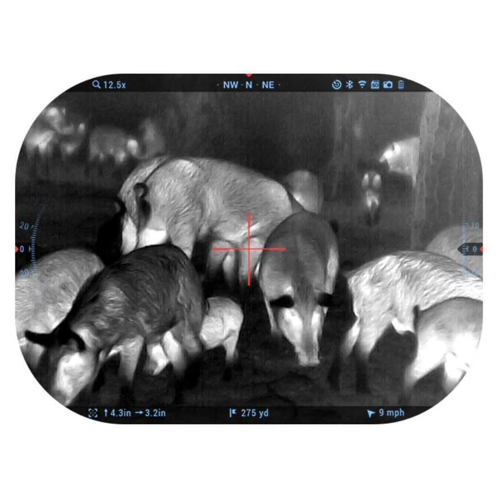 ATN Thor 5 640 2-16x Smart HD Thermal Rifle Scope with SharpIR AI Tech and Gen V Quad Core (Black)