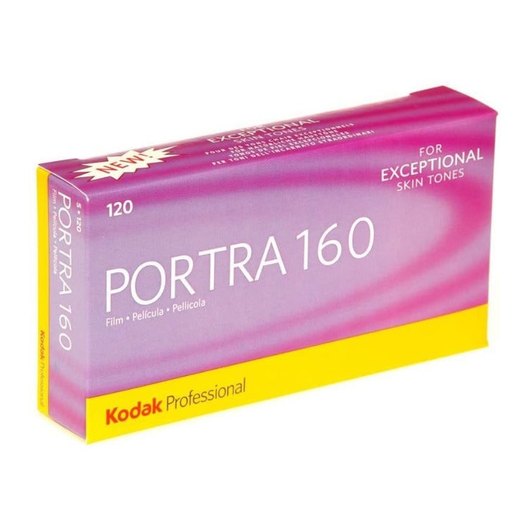 Kodak Professional Portra Color Negative Film (120 Roll Film, 5-Pack)