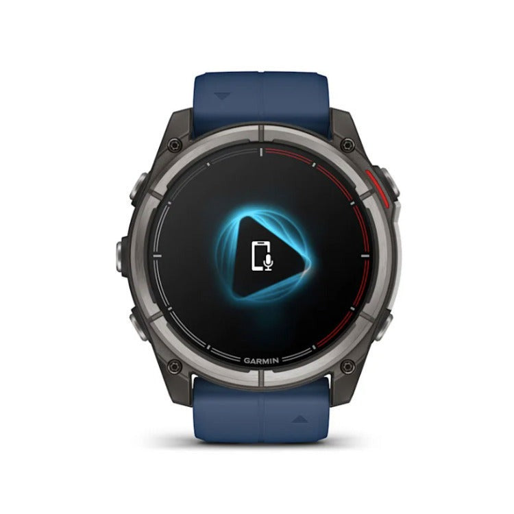Garmin quatix 8 AMOLED Marine GPS Smartwatch (51mm, Titanium/Captain Blue) (Used)