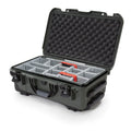 Nanuk 935 Waterproof Wheeled Hard Case with Padded Dividers (Olive)