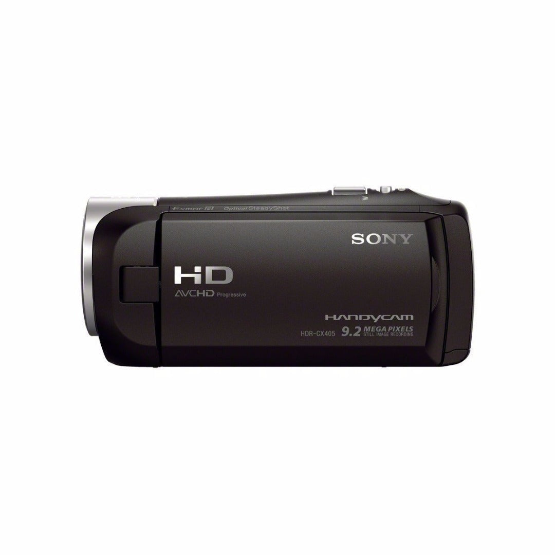 Sony CX405 Handycam 1080p Camcorder with 64GB SD Card and Battery Pack Bundle