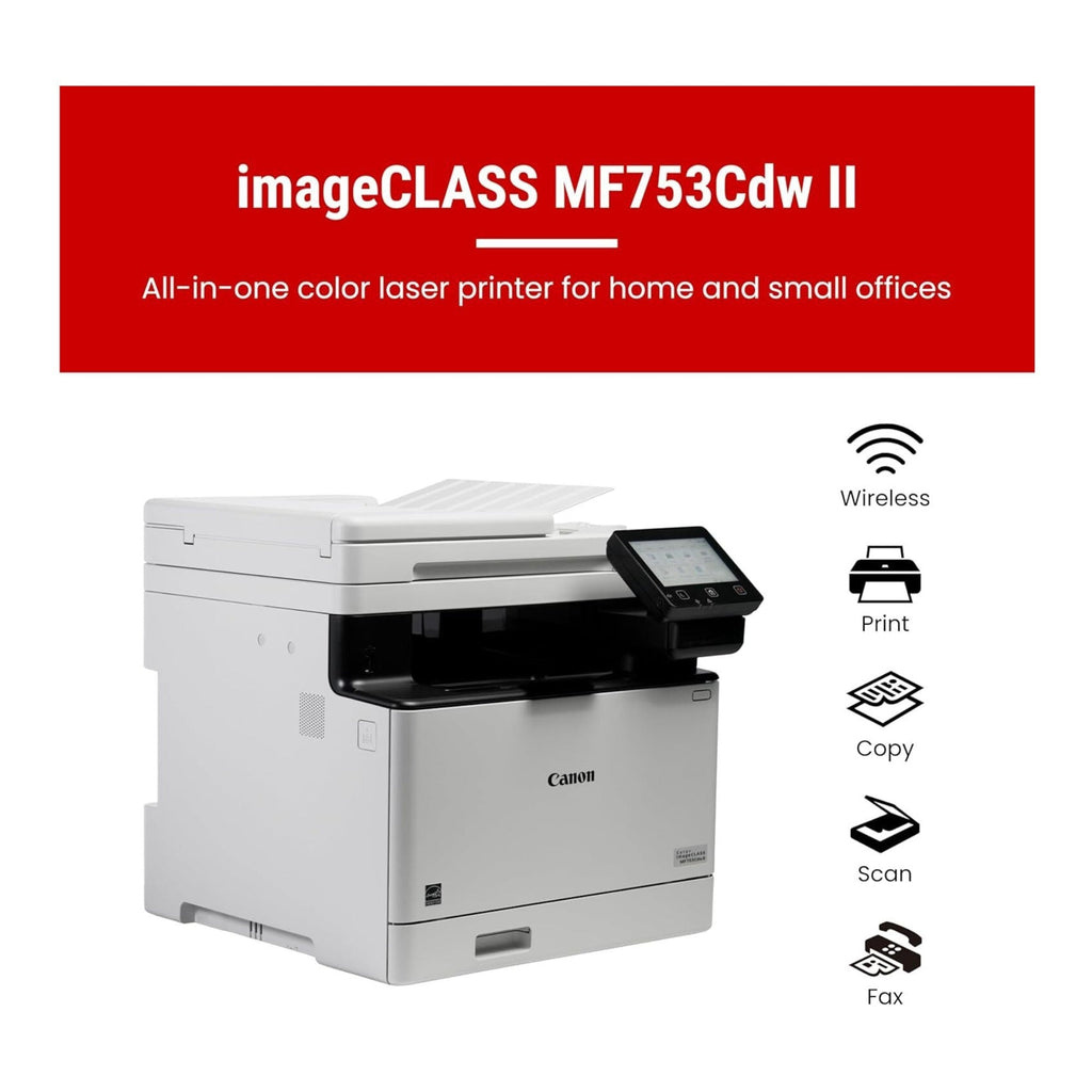 Canon Color imageCLASS MF753Cdw II Wireless Duplex All-in-One Laser Printer