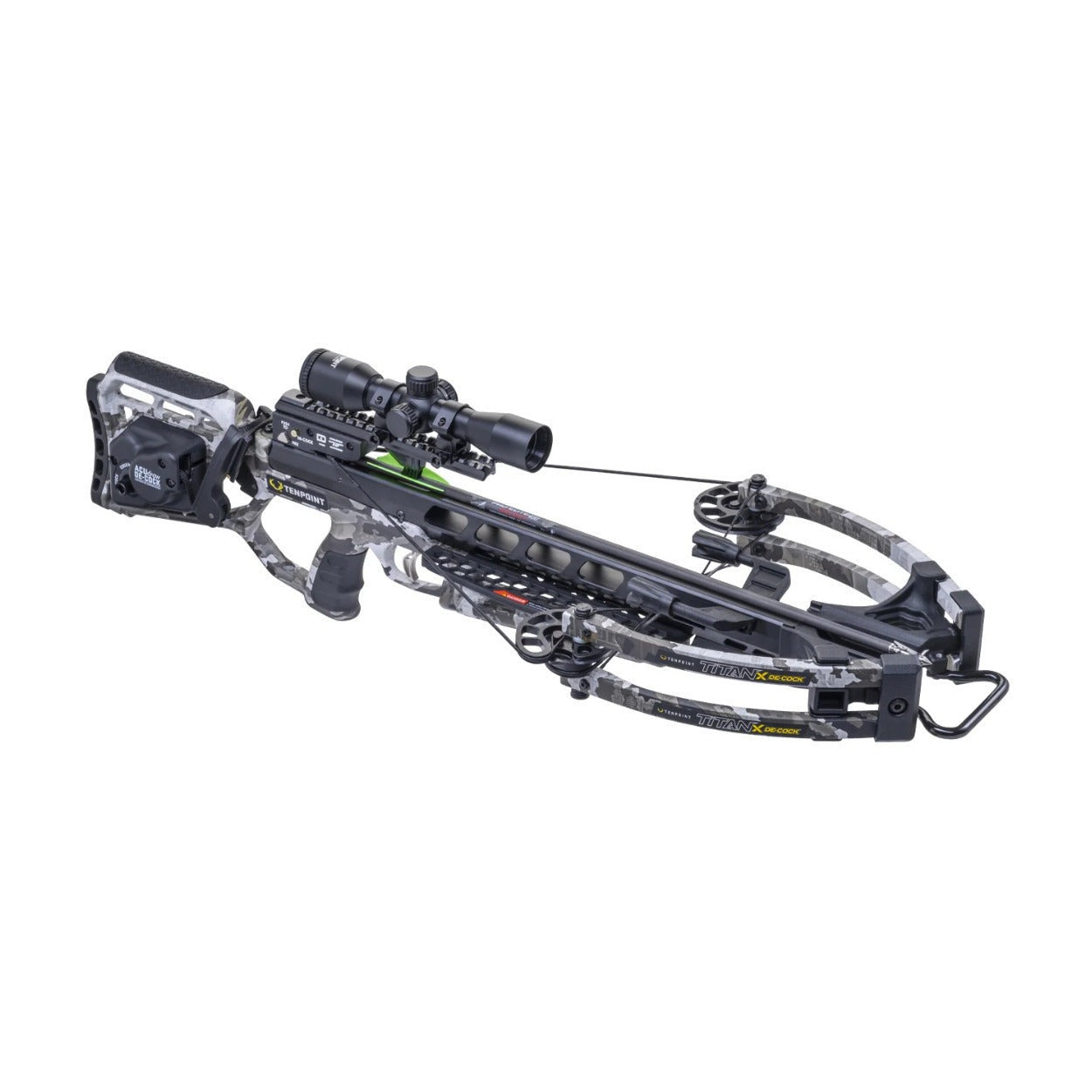 TenPoint Titan X Decock 400 FPS Forward Draw Crossbow (Vektra) Bundle with Accessories