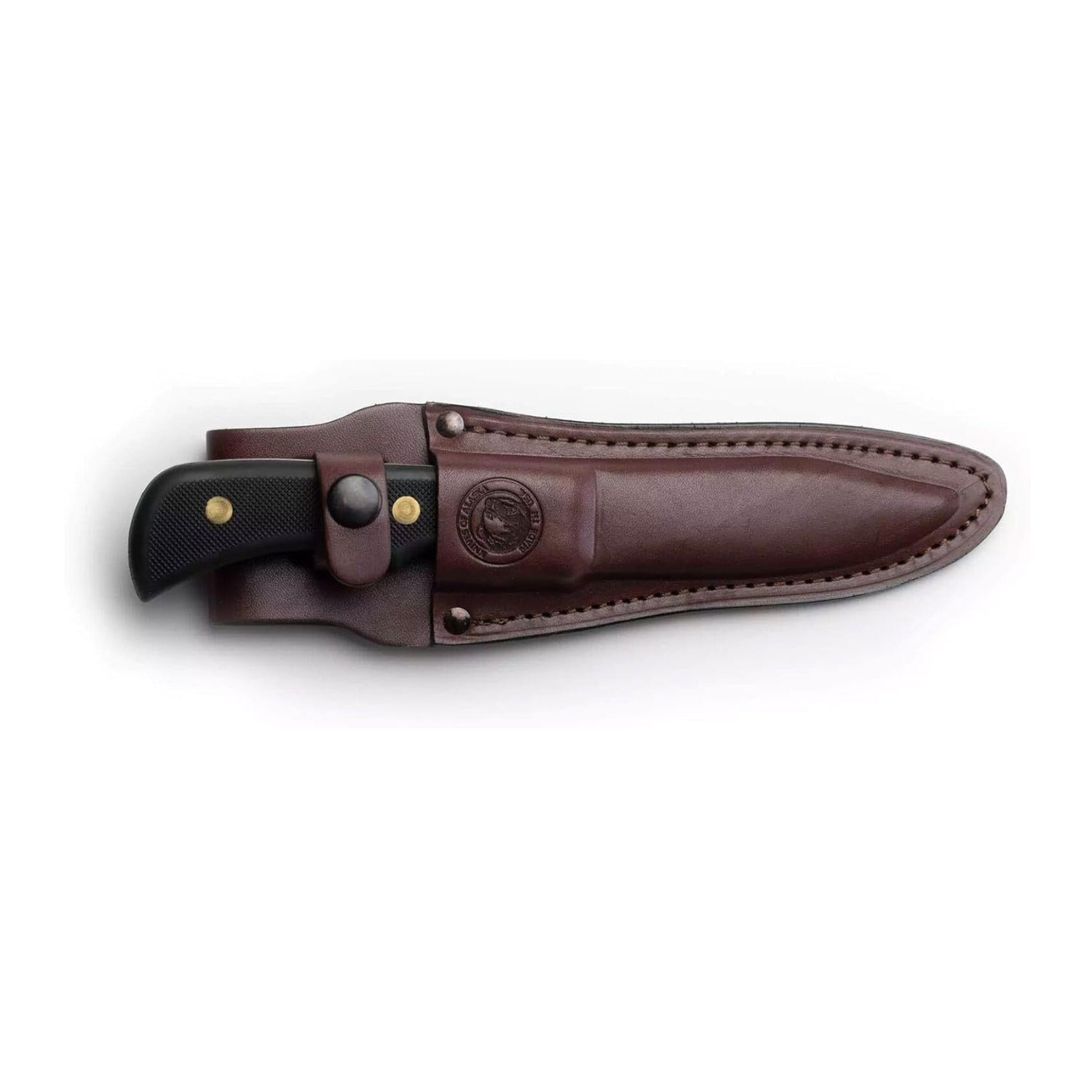 Knives of Alaska 3.25in SureGrip Trekker Series Whitetail Hunter Knife (Black)