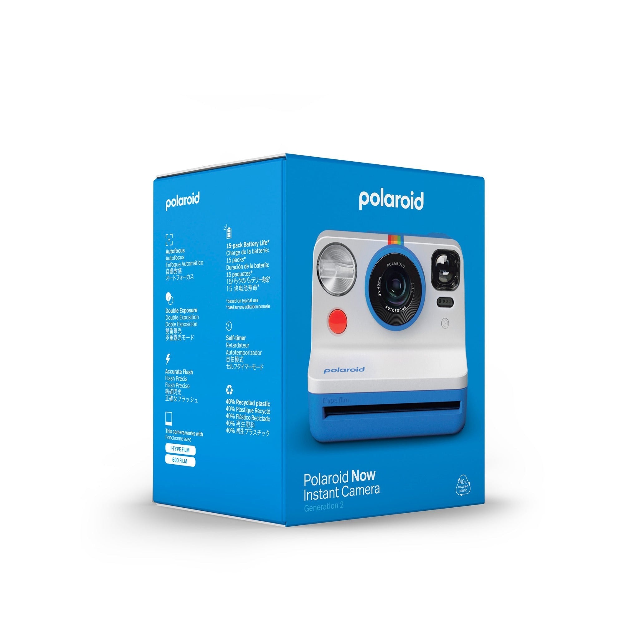 Polaroid NOW Instant Camera Generation 2 (Blue)
