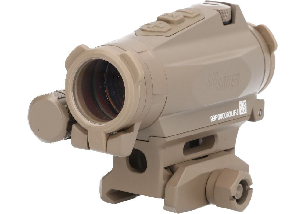 SIG SAUER ROMEO4XT-PRO MIL-SPEC 1x20MM Waterproof Fogproof Red Dot Sight (FDE)
