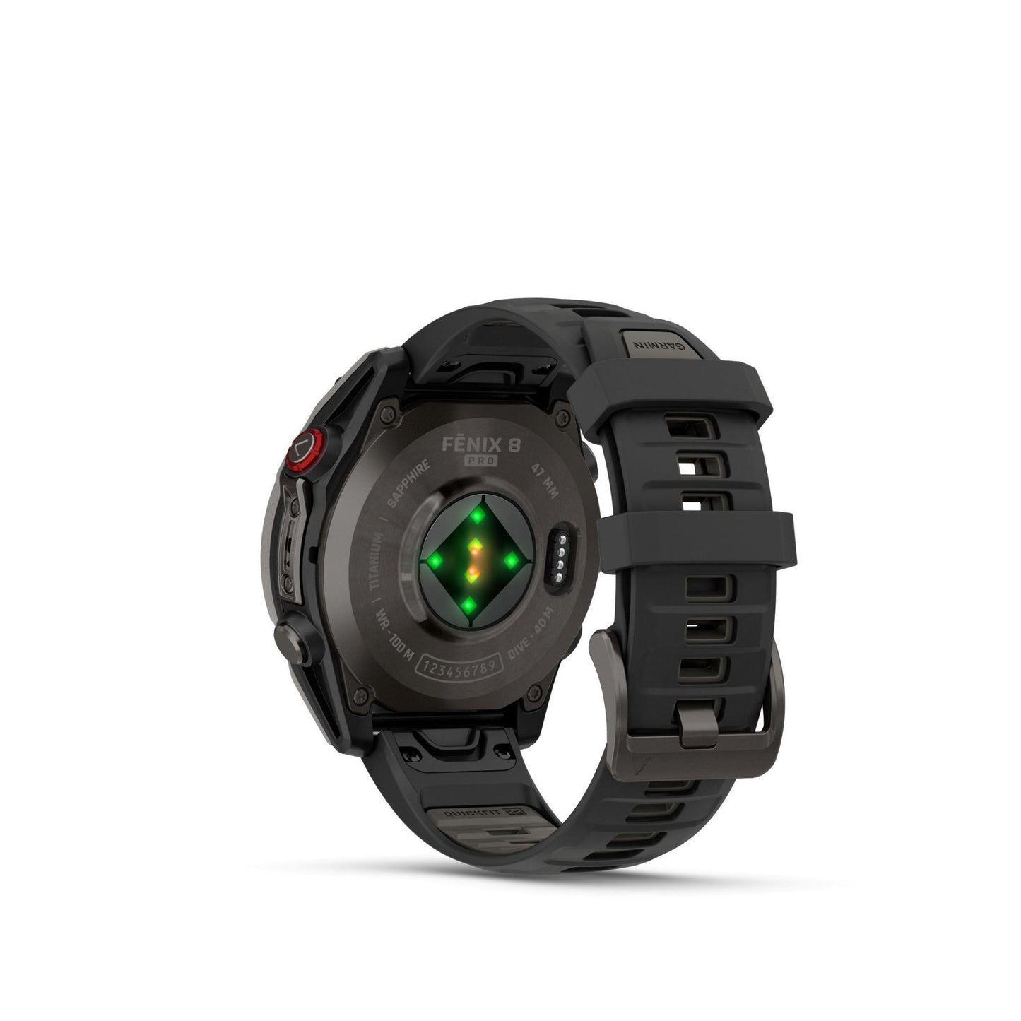Garmin fenix 8 Pro Sapphire 47mm AMOLED (Gray DLC Titanium) Smartwatch Bundle