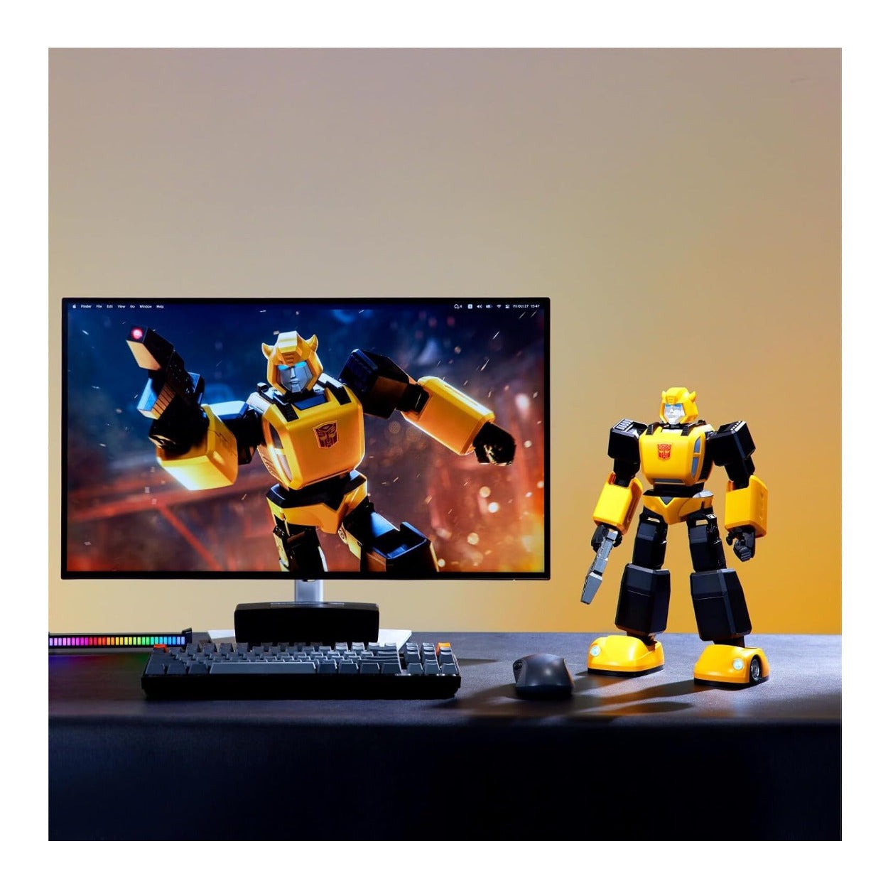 Robosen Bumblebee G1 Programmable Robot Toy with Voice and App Control, 17 Joints, Authentic Sounds