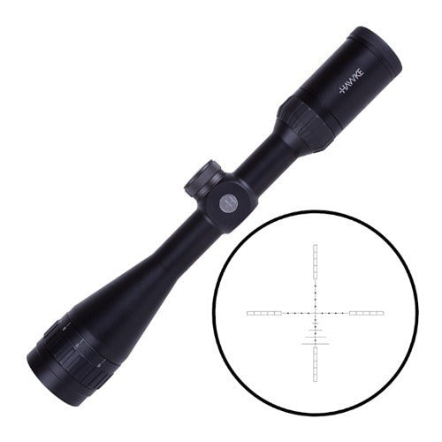 Hawke Sport Optics Airmax EV 4-12x40AO AMX Riflescope and Mounting Rings Set