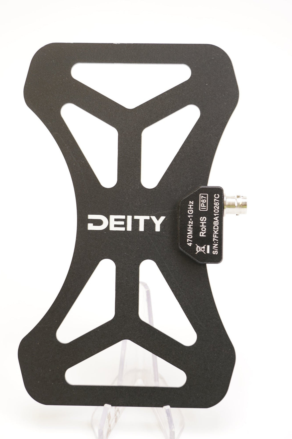 Deity BF1 470MHz to 1GHz Omnidirectional Lightweight Black Butterfly Antenna (Used)