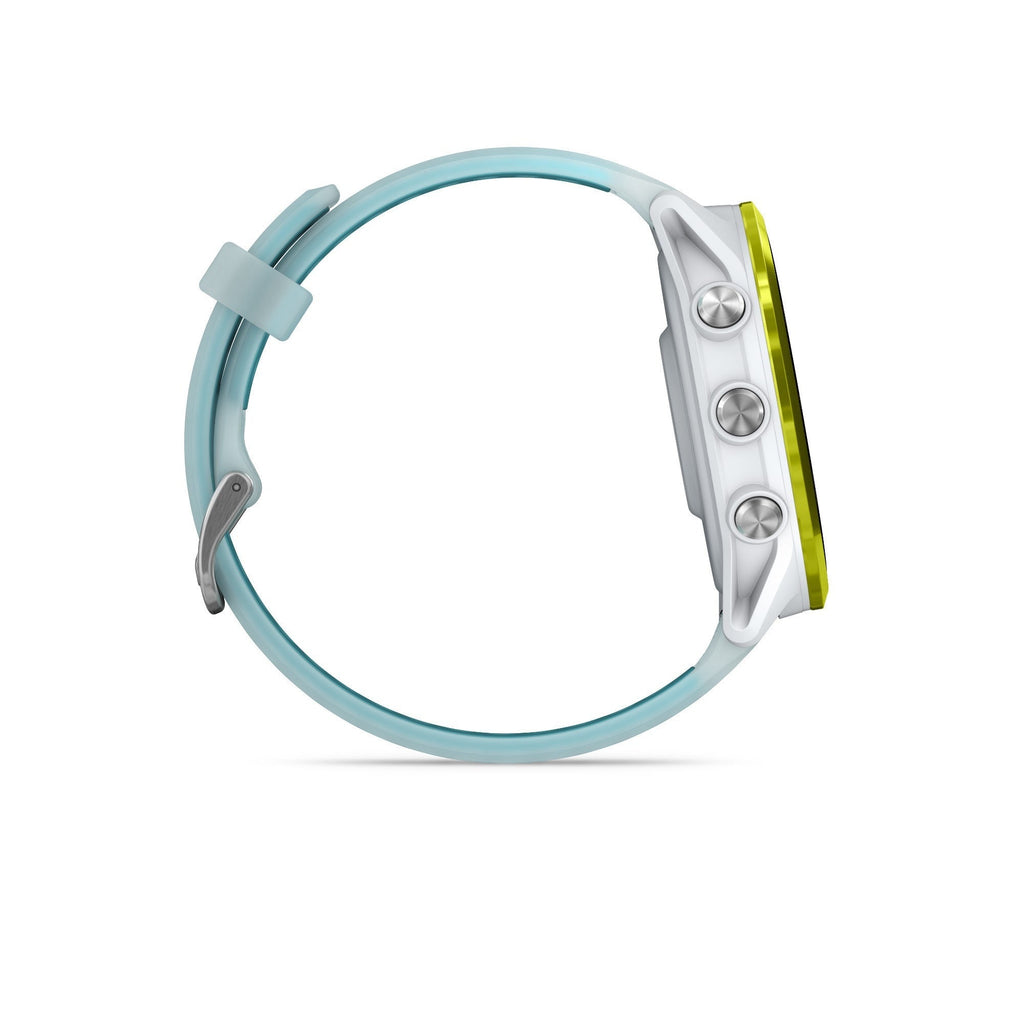 Garmin Forerunner 570 47mm (Yellow/Turquoise) GPS Smartwatch with Earbuds Bundle