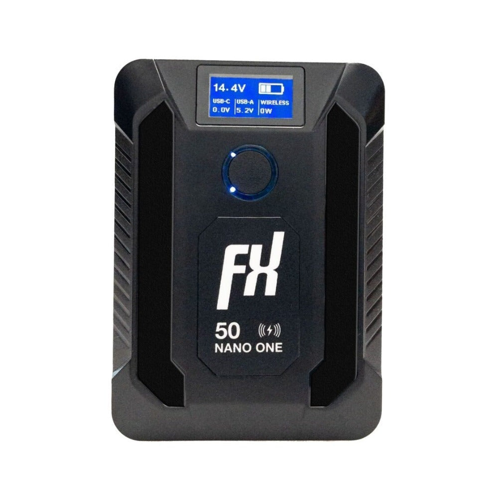 FXLION Nano ONE 50Wh V Mount Battery with D-TAP,USB-C,USB-A,Micro-USB Ports