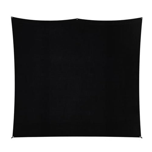 Westcott X-Drop Pro Wrinkle-Resistant Backdrop Kit Rich Black (8x8) Feet