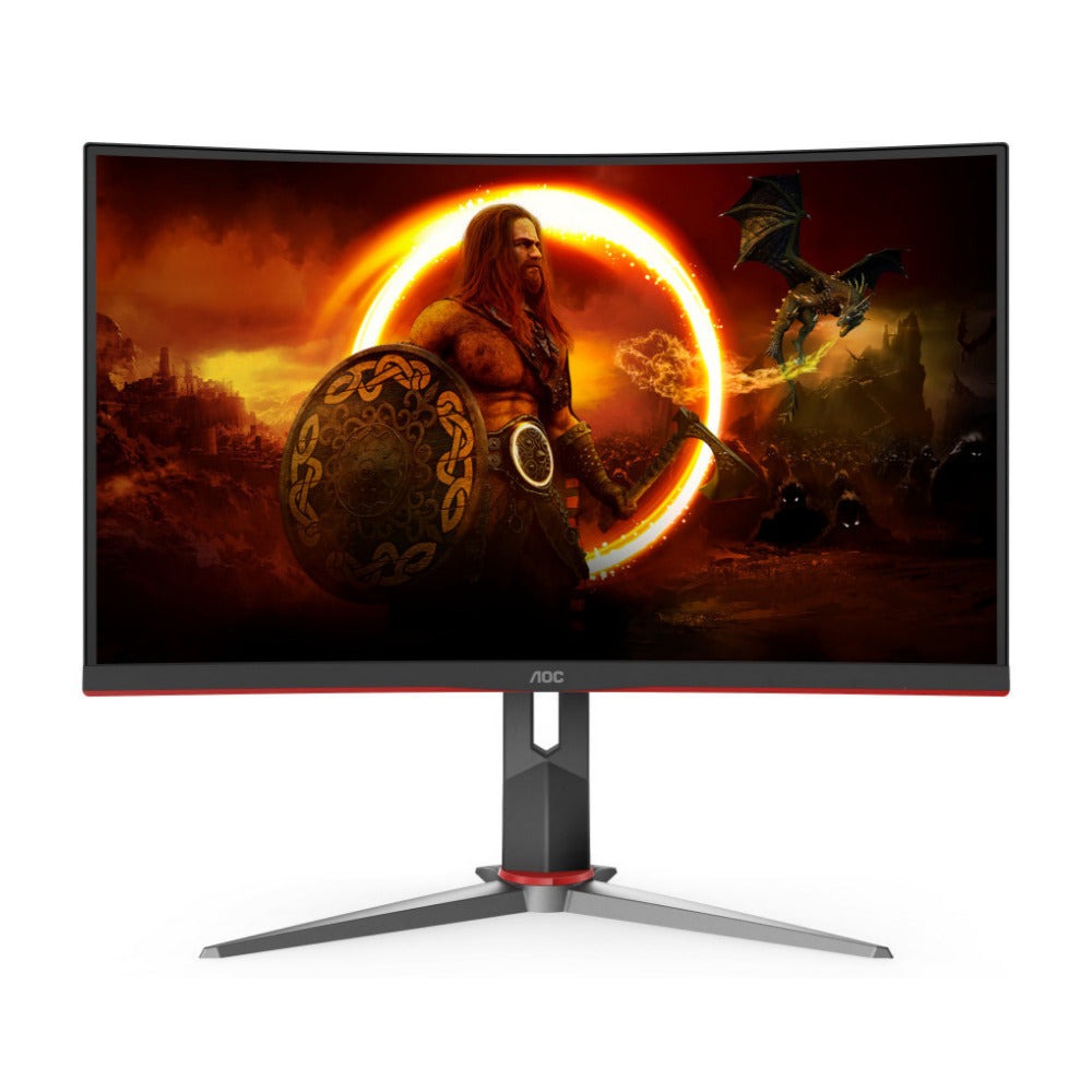 AOC C32G2 31.5" Curved Gaming Monitor, Full HD, 165Hz, 1ms, FreeSync (Certified Refurbished)