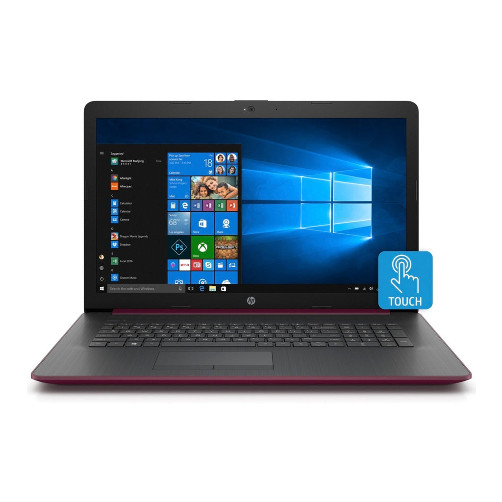 HP 17-CA0012 17.3" Touchscreen Laptop, AMD Ryzen 3 2300U, 8GB RAM, 1TB HDD, Microsoft Office 365 Personal (Certified Refurbished)
