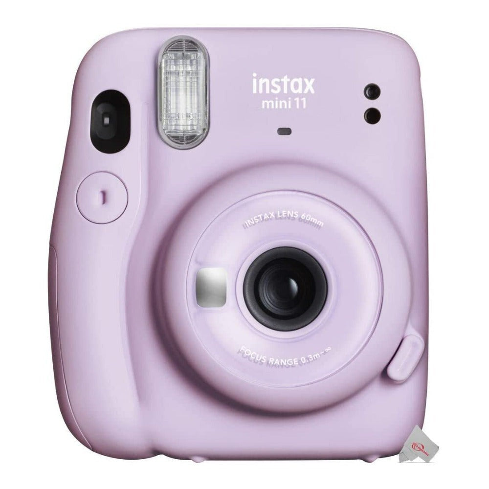 Fujifilm instax Mini 11 Instant Camera (Lilac Purple) with Film Two Pack Bundle