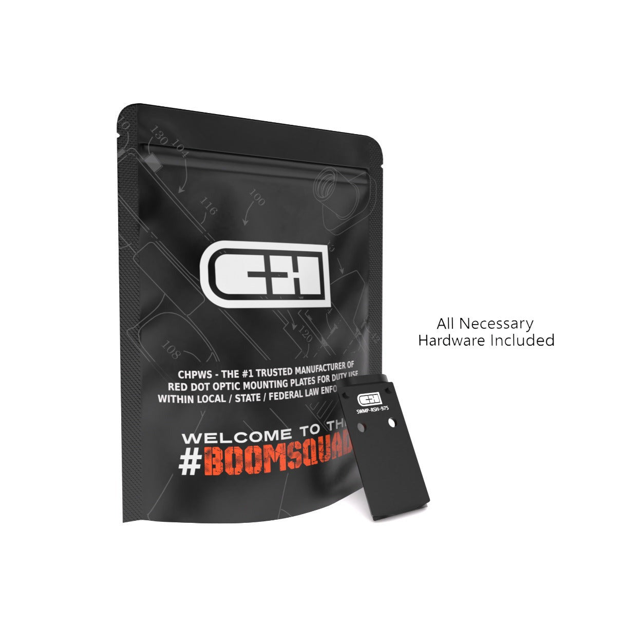 C&H Precision Optics Adapter Plate for S&W M&P 2.0 C.O.R.E, Trijicon and Holosun