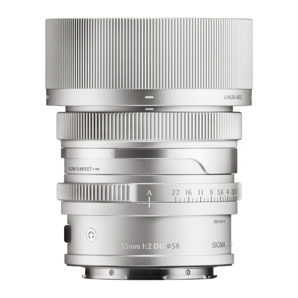 Sigma 35mm F2 DG Silver Contemporary Lens for L Mount Bundle