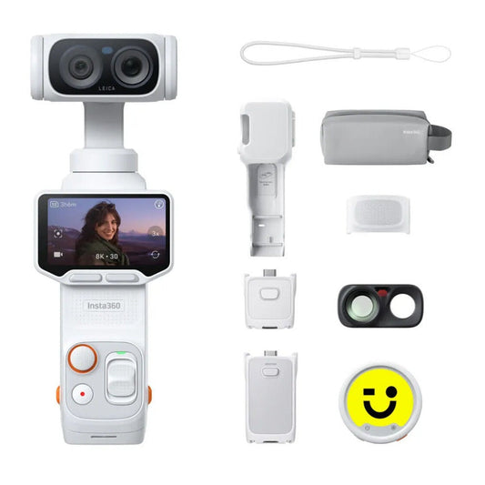 Insta360 Luna Ultra 8K Dual-Lens Gimbal Camera Standard Combo (Stellar White)