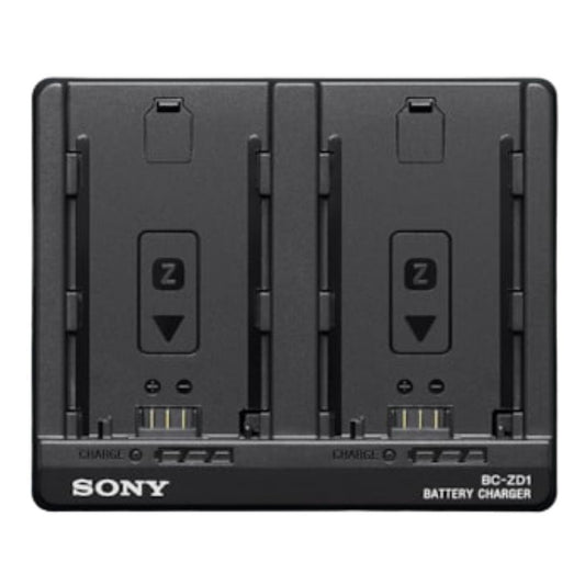 Sony BC-ZD1 Dual Battery Charger for Sony Z Battery Model NP-FZ100 with Rapid Charging (Black)