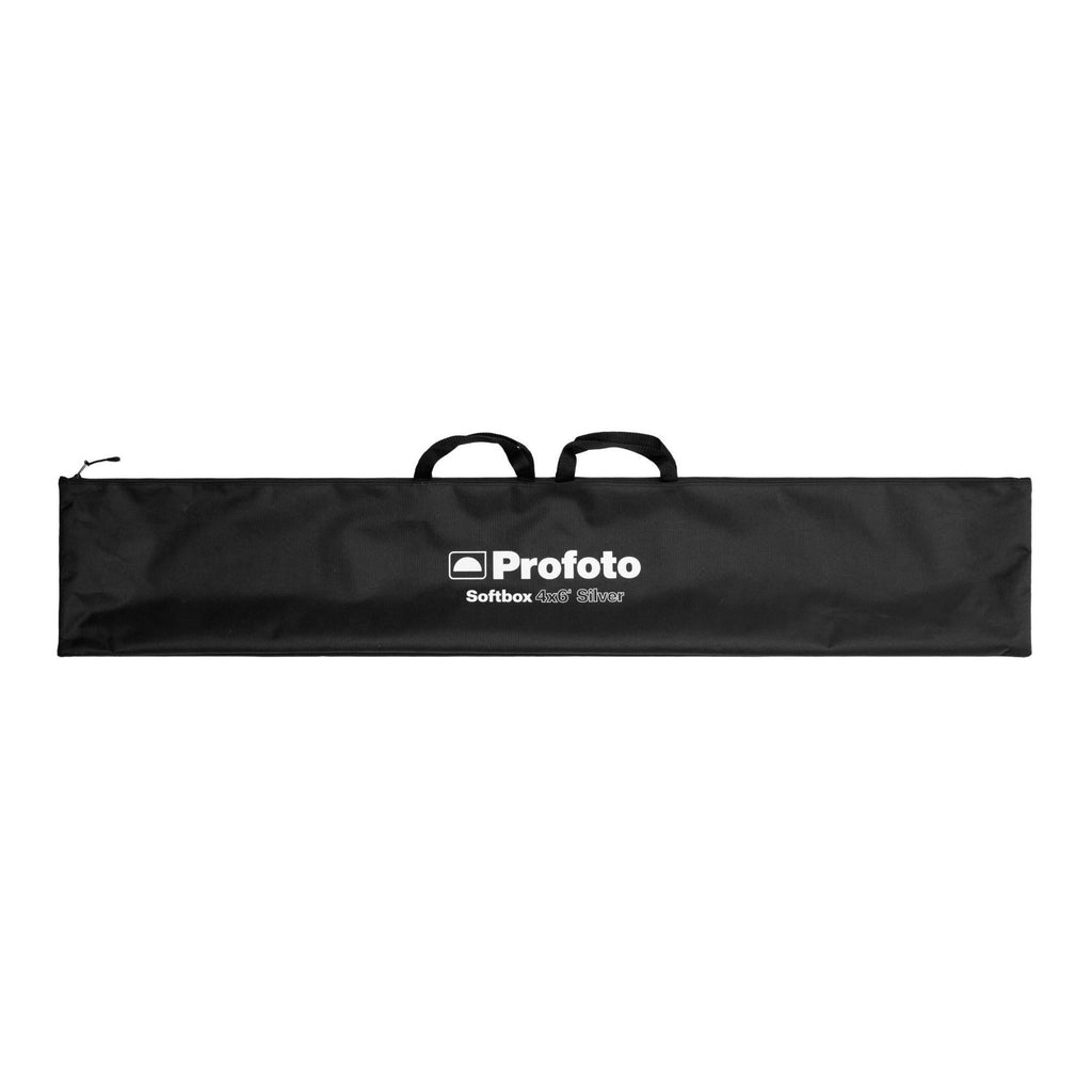 Profoto 4x6 Silver Softbox - Quick Setup, Removable Diffuser with Carry Bag
