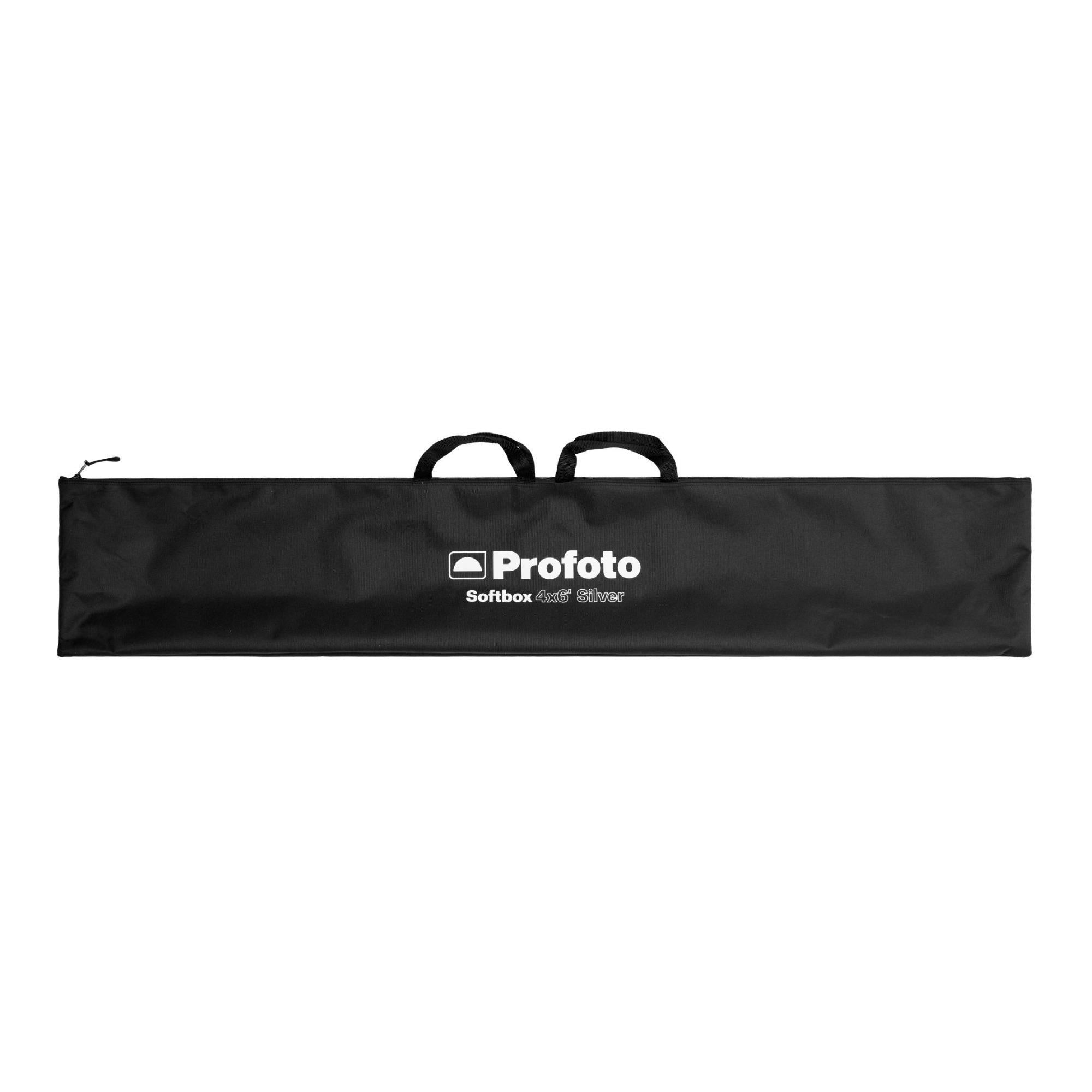 Profoto 4x6 Silver Softbox - Quick Setup, Removable Diffuser with Carry Bag