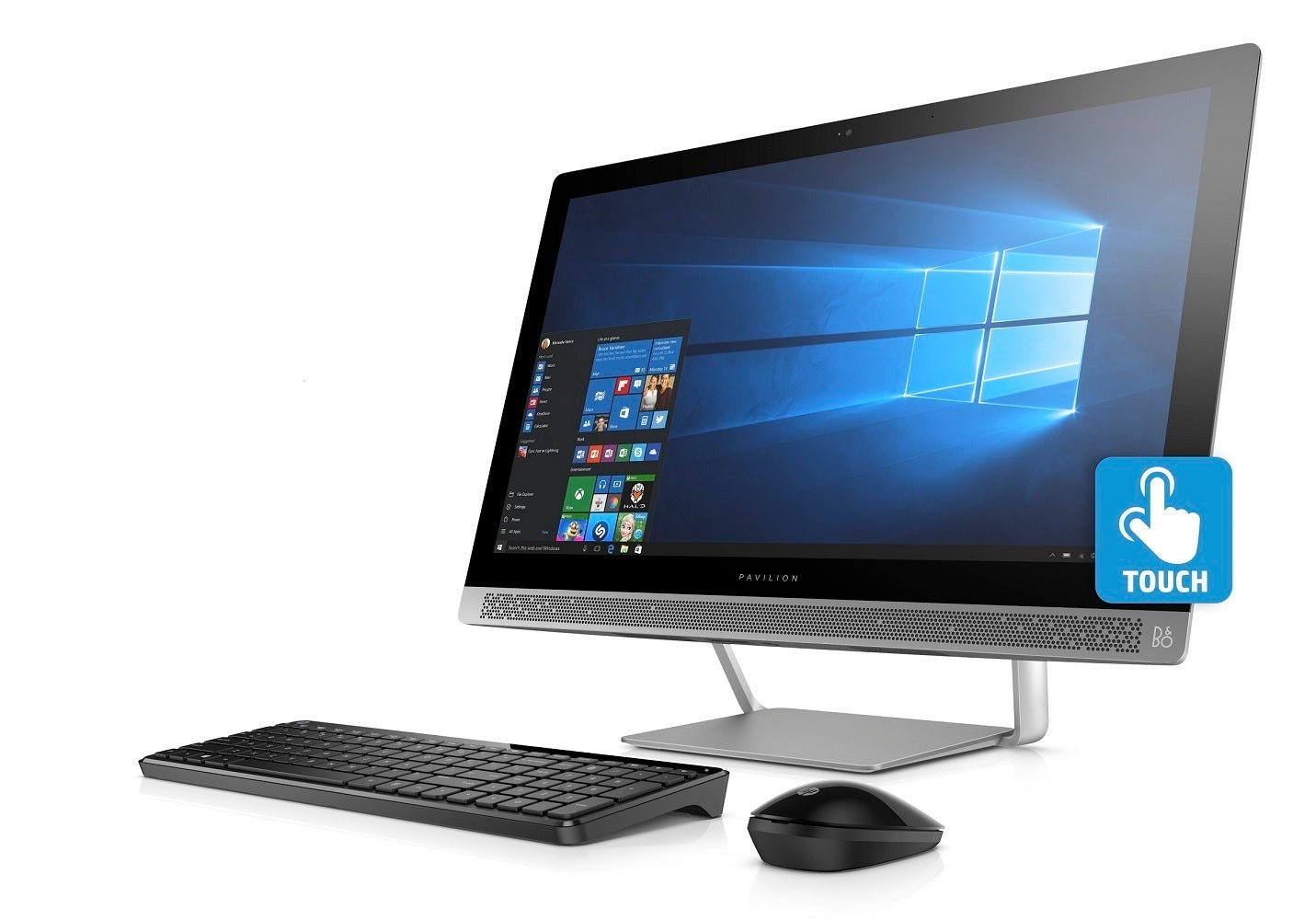 HP Pavilion 24-b267c 23.8" FHD Touch All-in-One PC, Intel Pentium, 8GB RAM, 1TB HDD (Certified Refurbished)