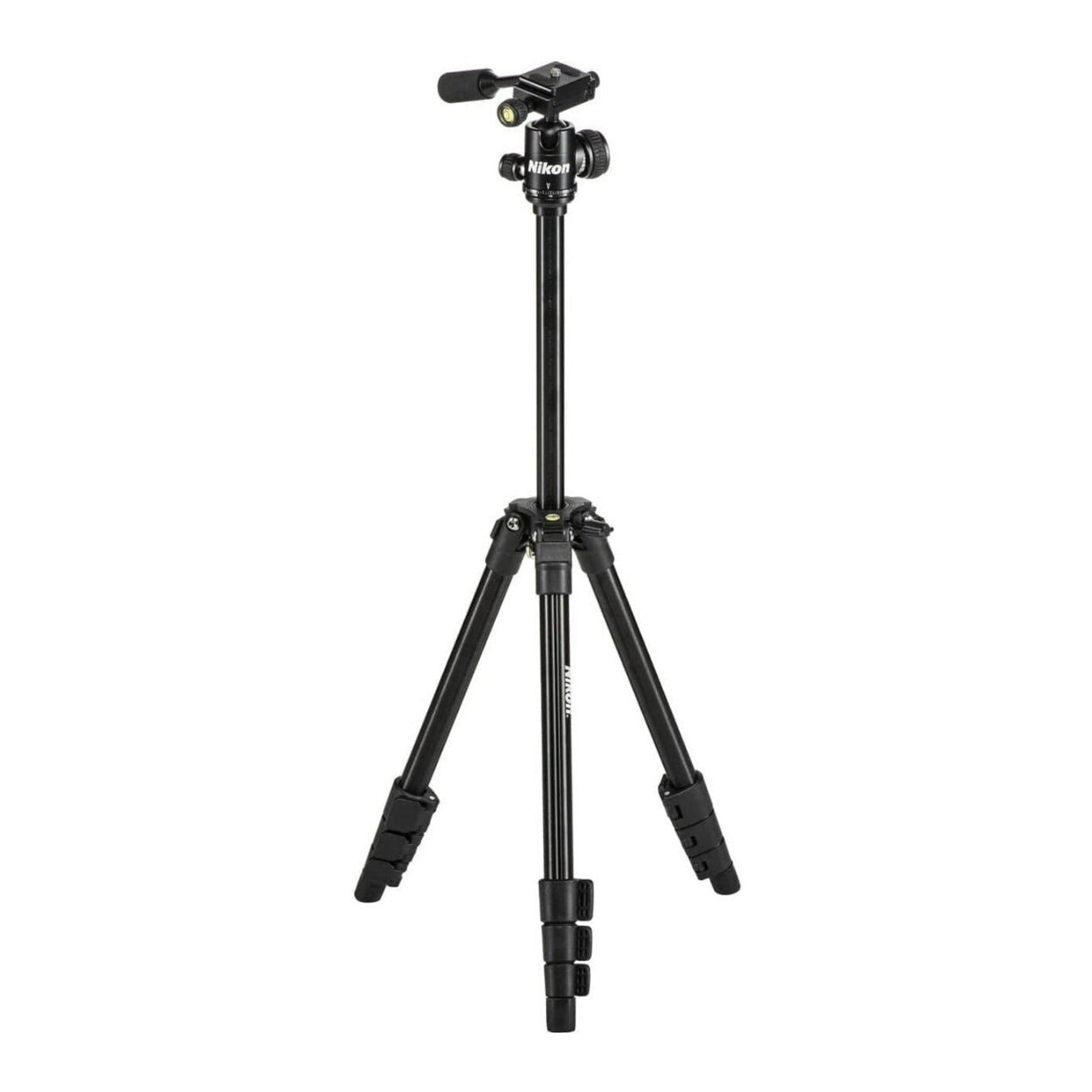Nikon 16749 Compact Four-Section Aluminum Tripod (Black) with Cleaning Bundle