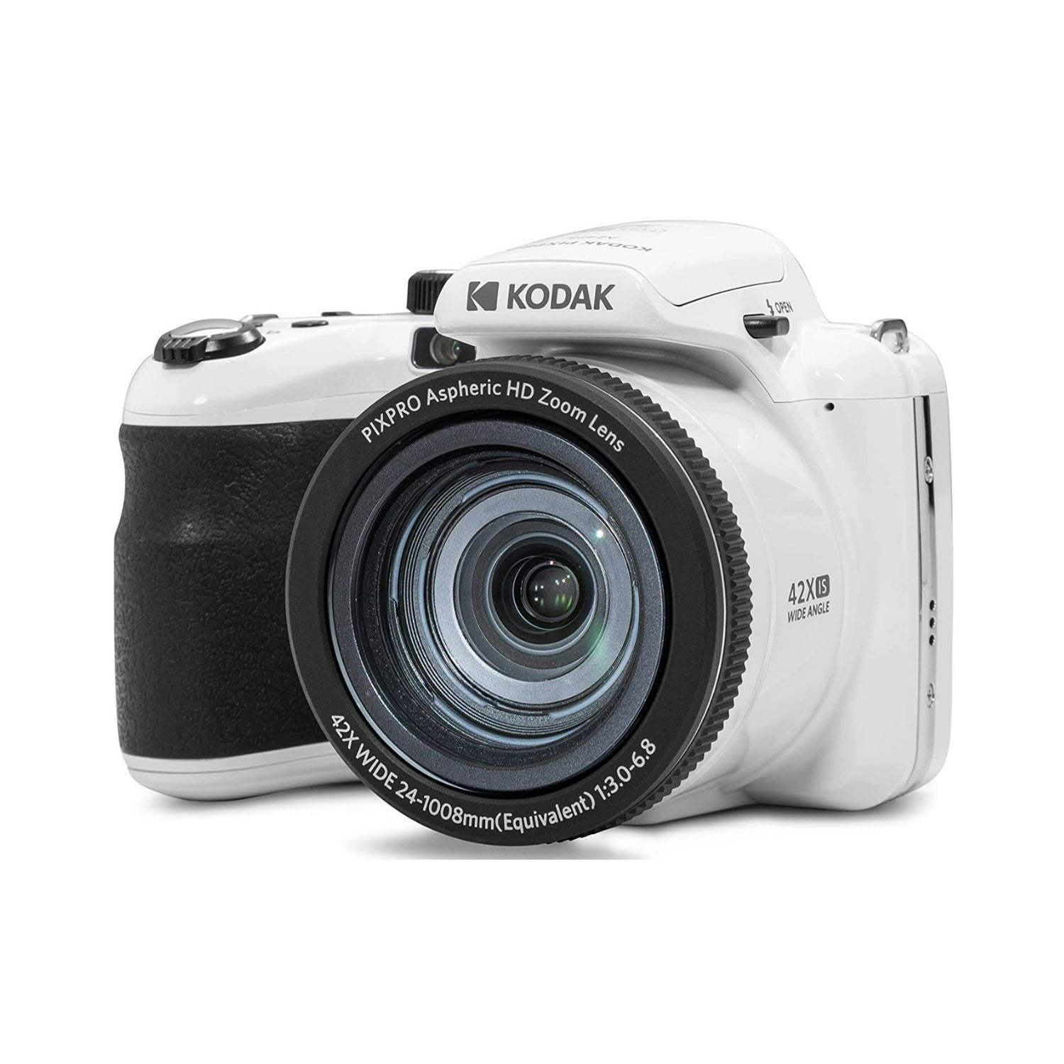 Kodak PIXPRO AZ425 Astro Zoom Camera (White) with 32GB SD Card and Camera Case