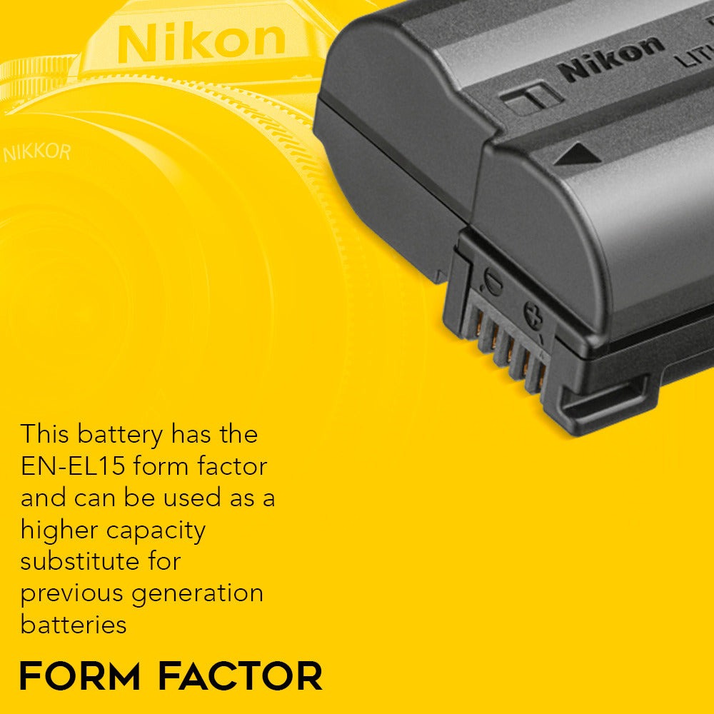 Nikon EN-EL15c Rechargeable Li-ion Battery with Nikon Lenspen Pro 7072 Cleaning Lens Pen Bundle