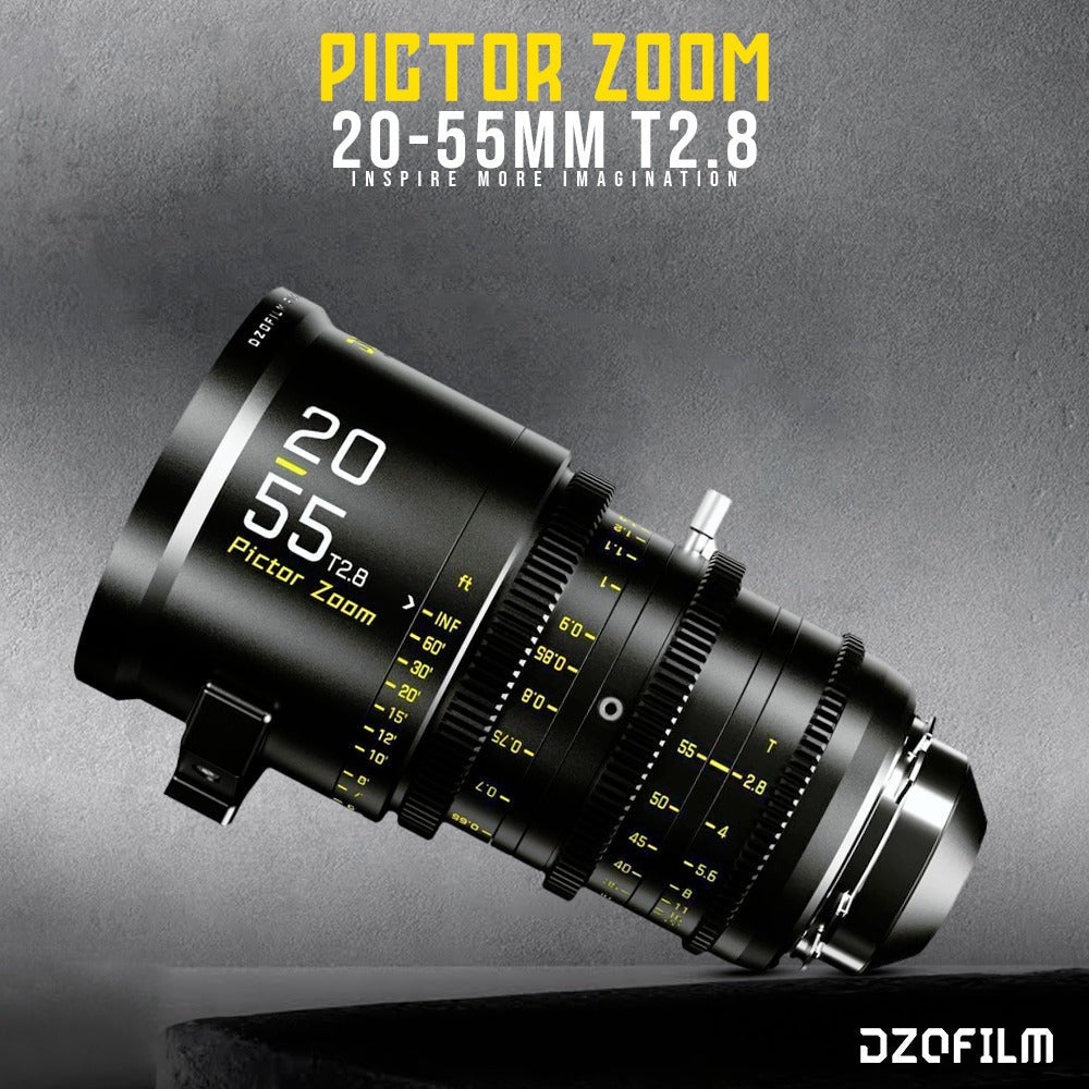 DZOFilm Pictor Zoom 20-55mm T2.8 Super 35 Parfocal Lens (PL Mount and EF Mount) Bundle