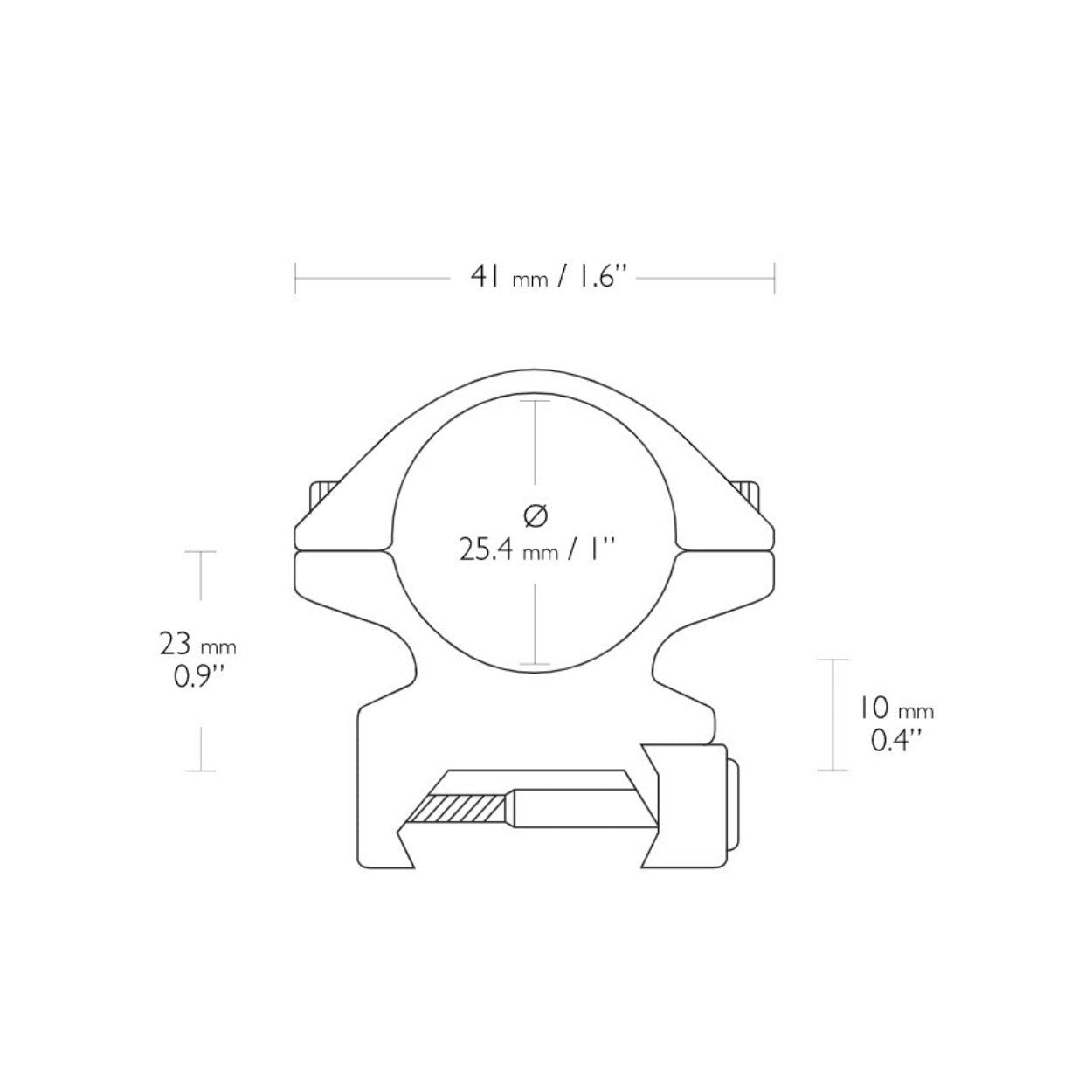 Hawke Sport Optics Vantage IR 4-12x50 Riflescope (L4A Dot Reticle) with Rings Bundle