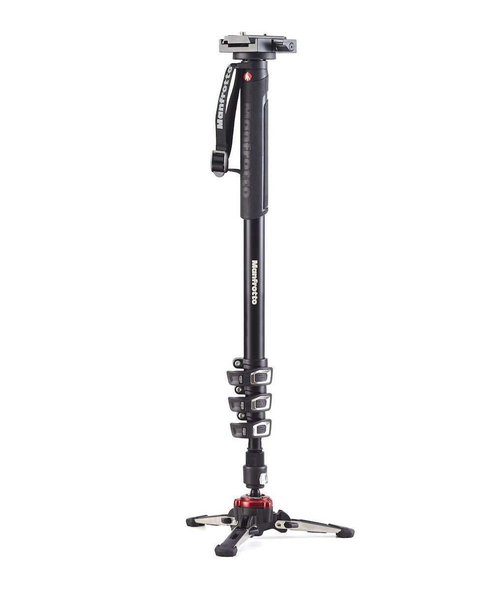 Manfrotto 4-Section XPRO Monopod+ with 577 Video Adapter