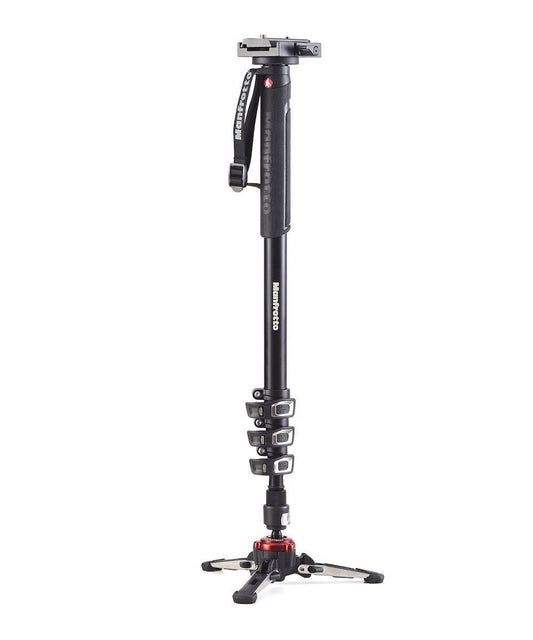 Manfrotto 4-Section XPRO Monopod+ with 577 Video Adapter