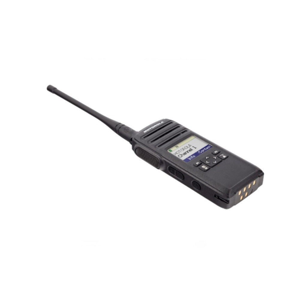 Motorola DTR700 Digital Two-Way Radio - 900MHz, 50 Channels, IP54 Rated with Color Display