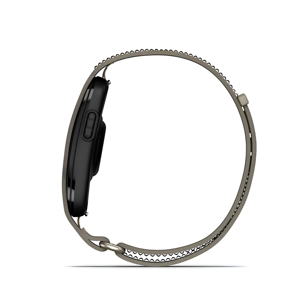 Garmin CIRQA Smart Band Health and Fitness Tracker (French Gray, S-M)