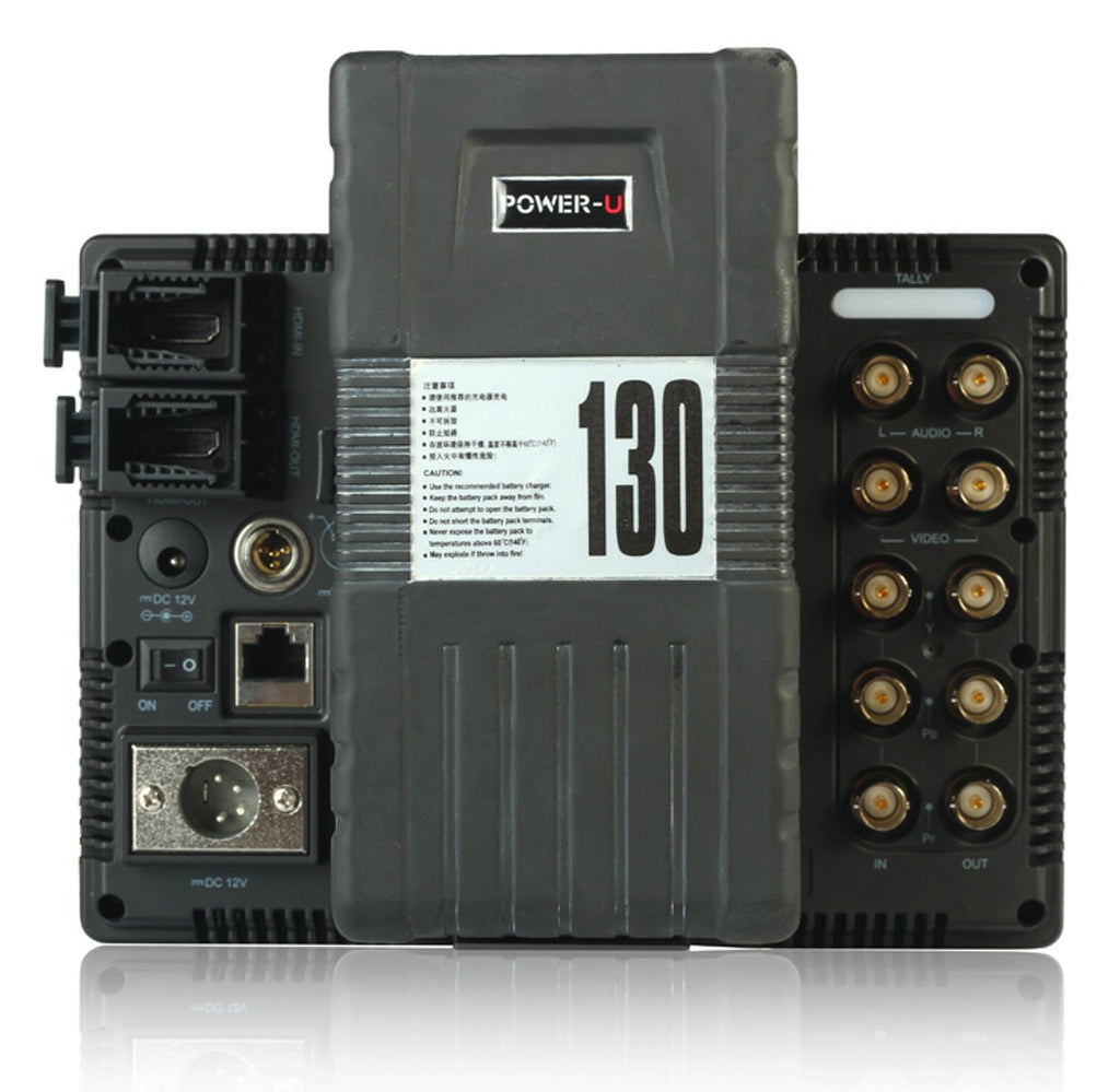 MustHD V-Mount Battery Plate for On-Camera Field Monitor