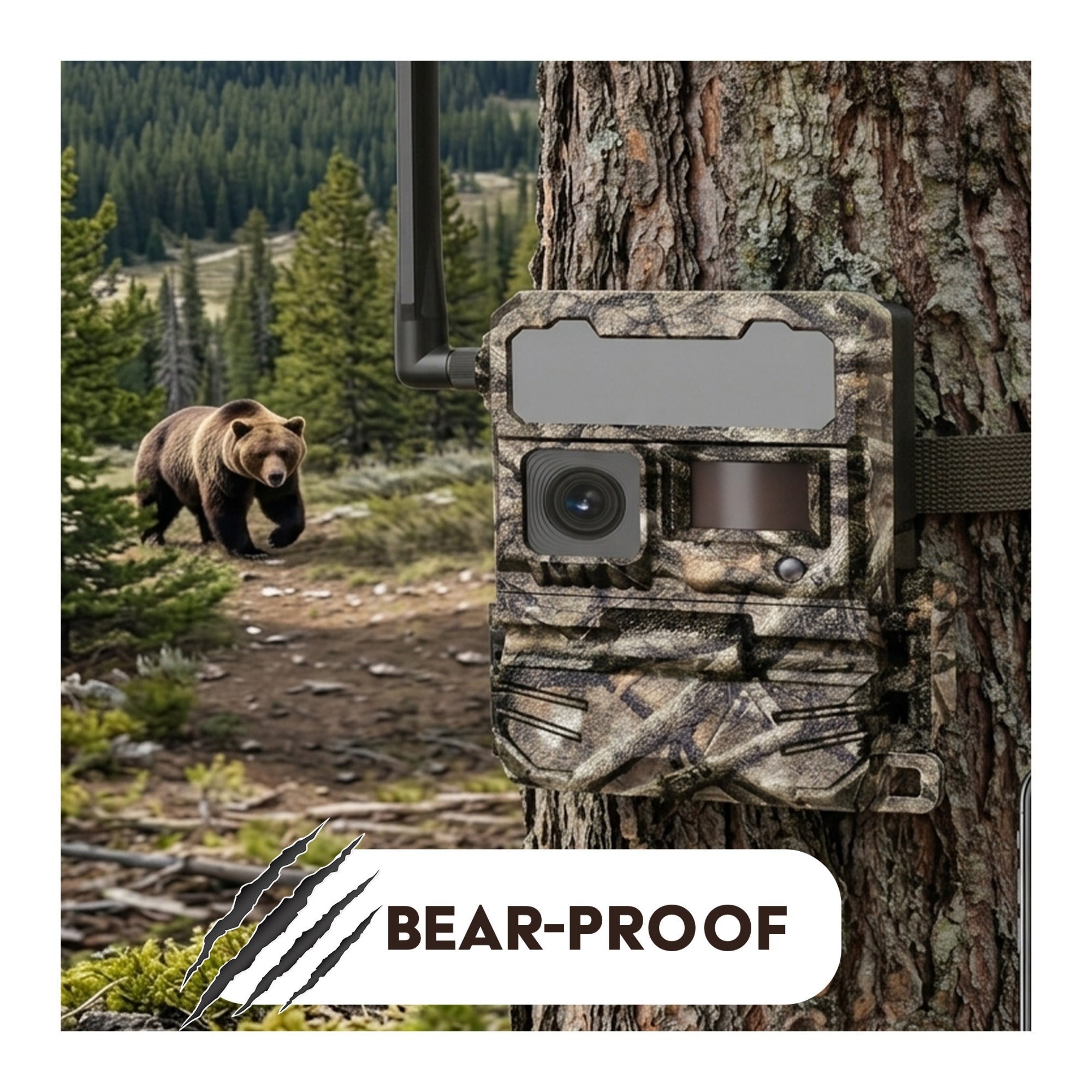 Yellowstone Y2 Cellular Trail Camera Bundle with High-Speed Card Reader, and Accessories (4-Pack)