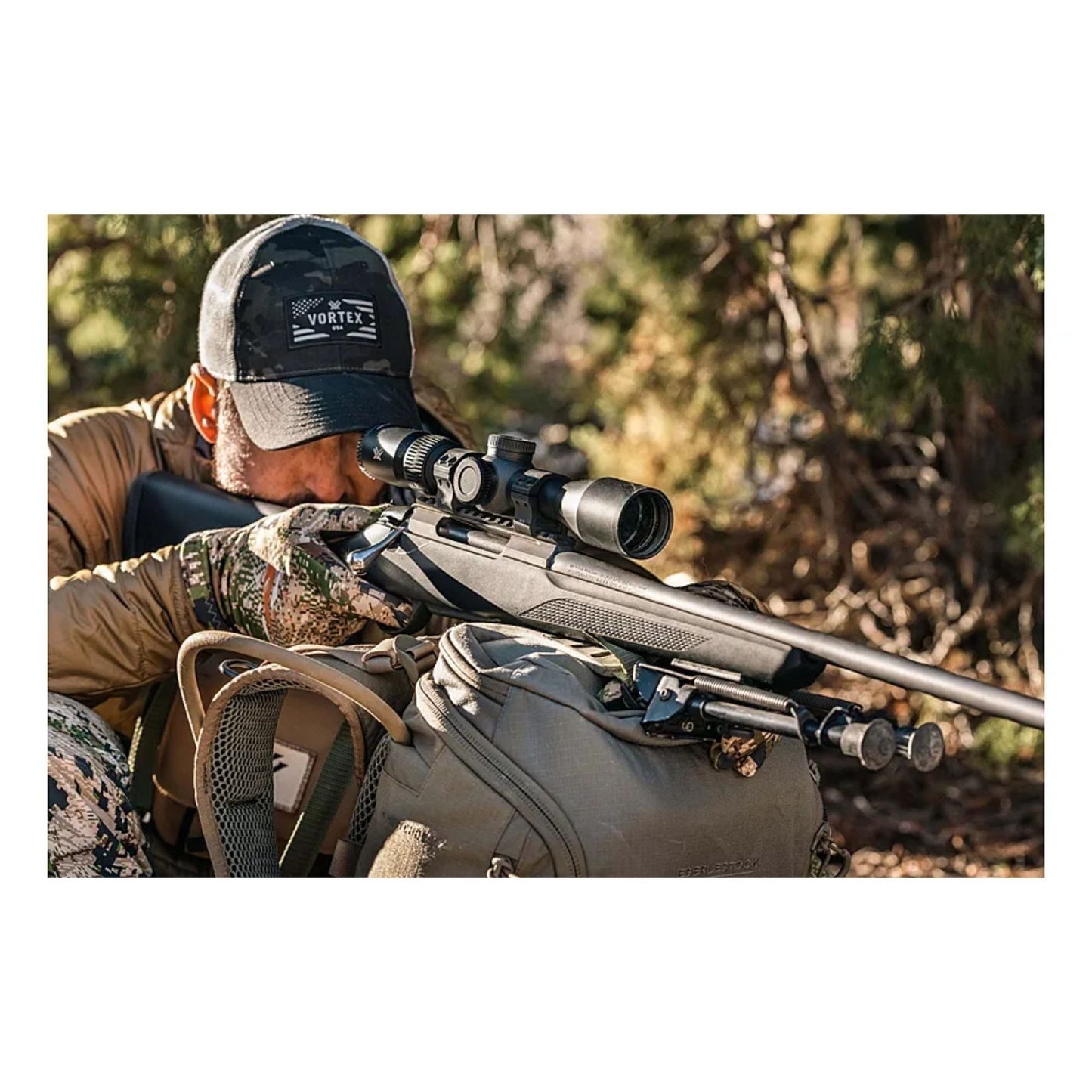 Vortex Viper HD 5-25x50 Dead-Hold Riflescope (VMR-3 MRAD Reticle) with Riflescope Rings Bundle
