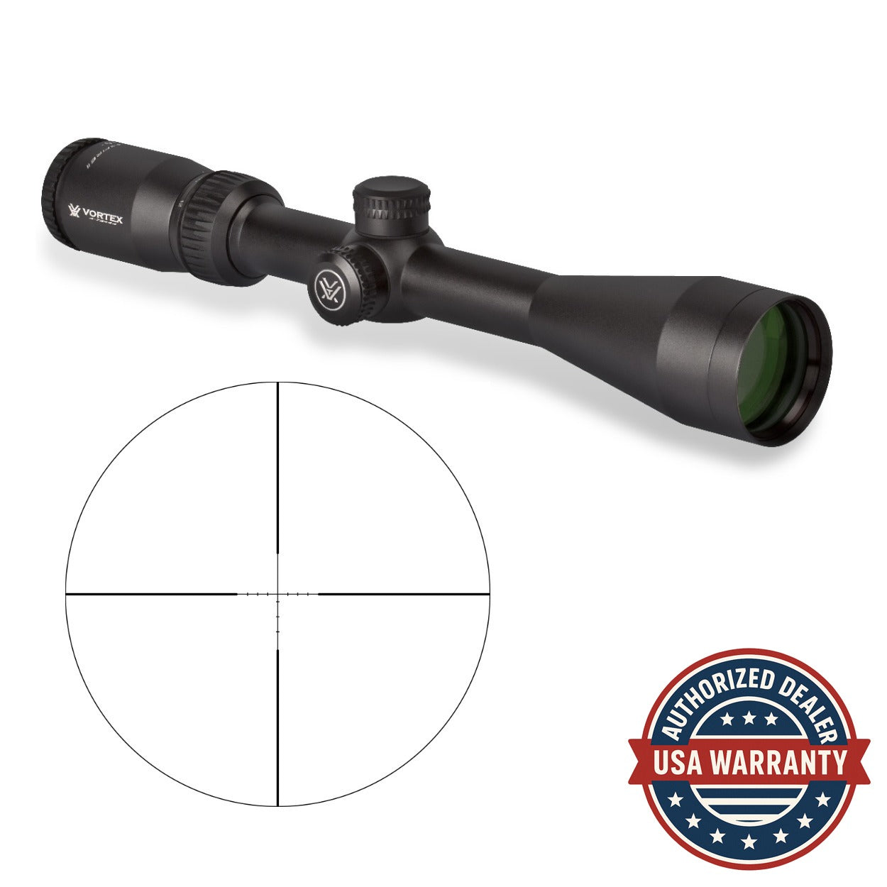 Vortex Crossfire II 4-12x44 Riflescope (Dead-Hold BDC MOA Reticle)