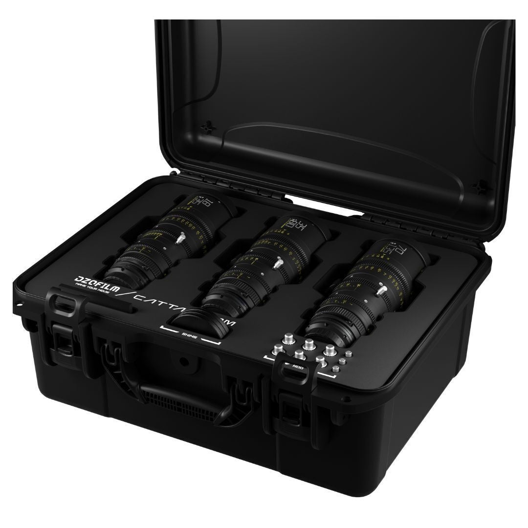 DZOFilm Catta FF 18 to 35mm, 35 to 80mm, and 70 to 135mm T2.9 Cine Zoom 3-Lens Bundle (Black)