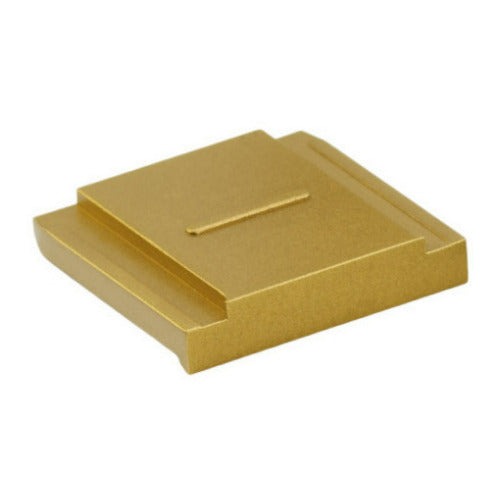 Leica Hotshoe Cover for Leica Q3 Camera (Brass, Blasted Finish)