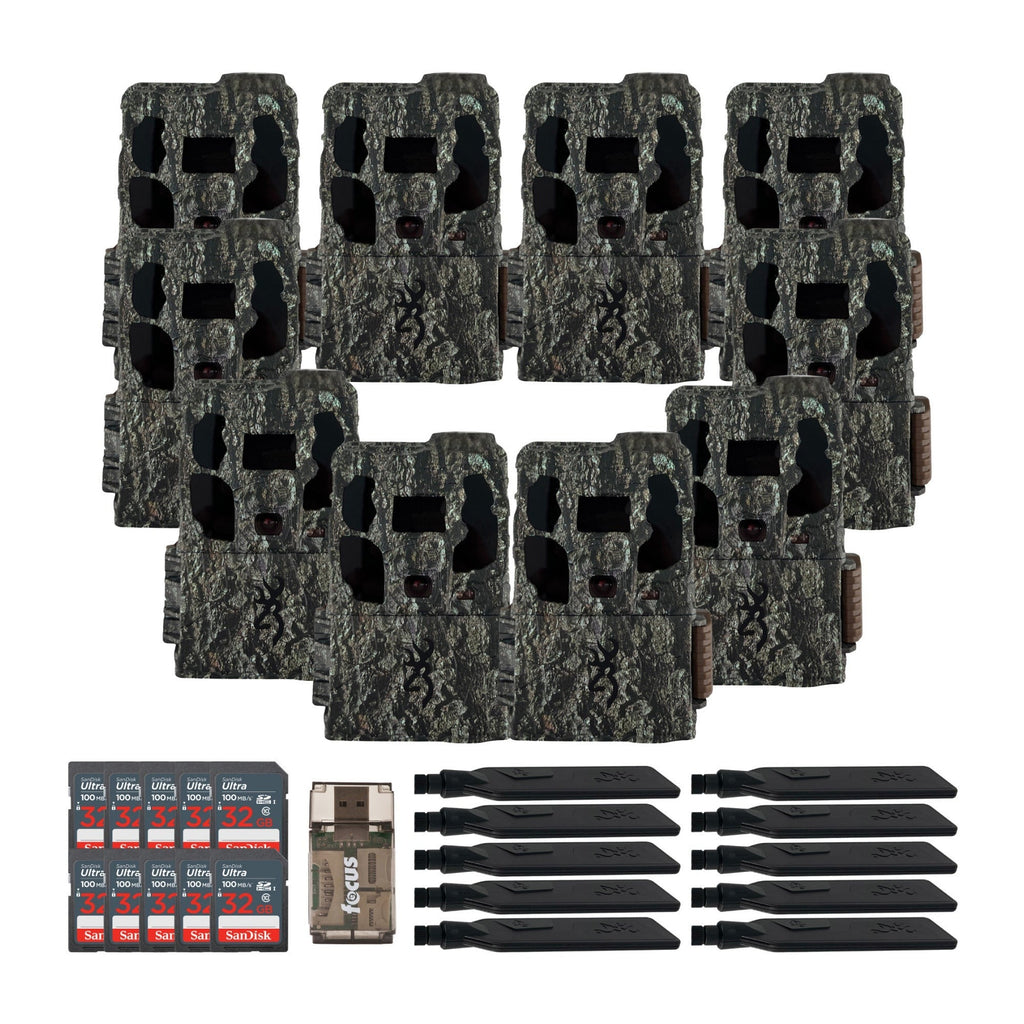 Browning Trail Cameras - Defender Wireless Pro Scout Max HD AI (10-Pack) Bundle