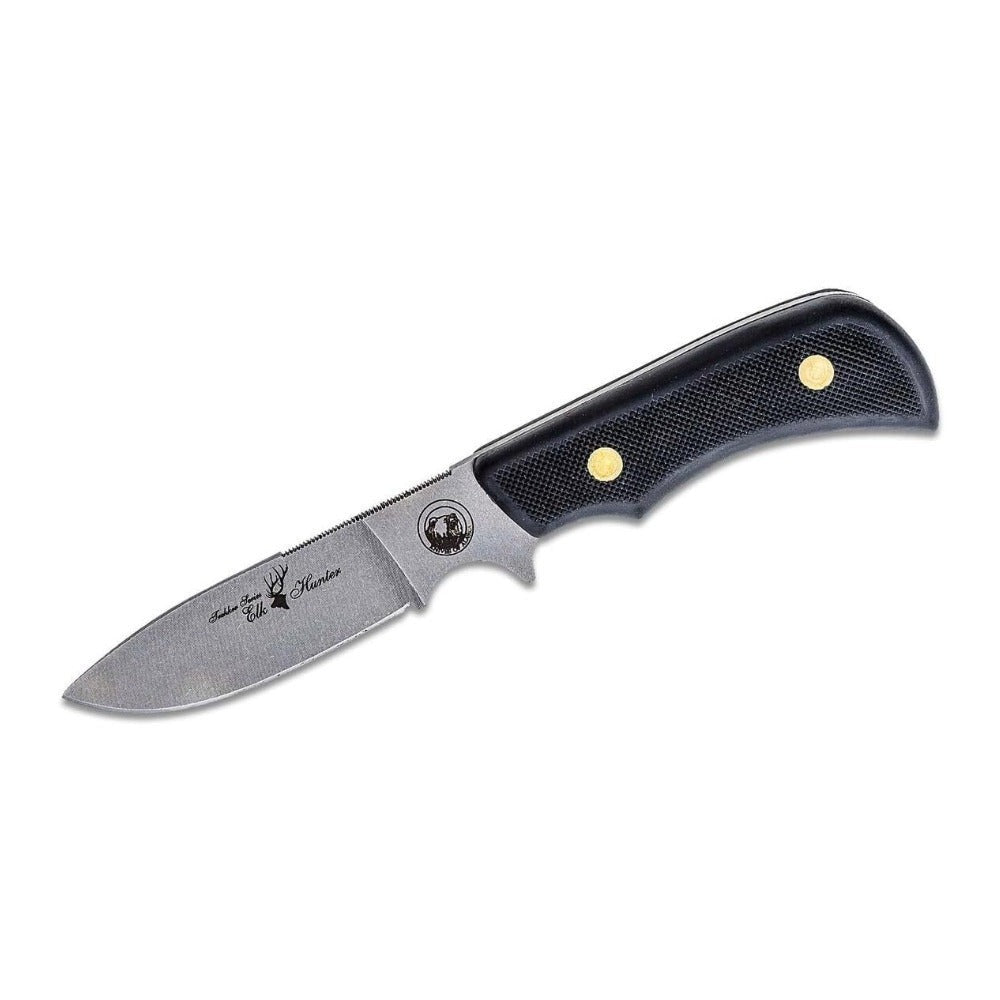 Knives Of Alaska 3.25-Inch Suregrip Trekker Series Elk Hunter Knife (Black)